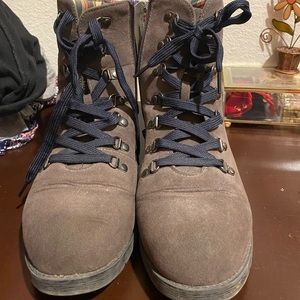 Gray boots size 11